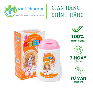 Dung dịch vệ sinh trẻ em dành cho bé gái từ 1 tuổi Salloren Girl BIBI SKIN Care chiết xuất từ tự nhiên an toàn cho bé