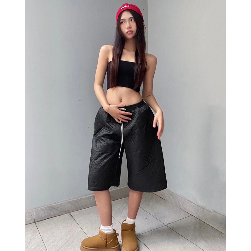 Quần baggy jort short lửng MONEY FREDOM - Quần unisex quần lửng baggy