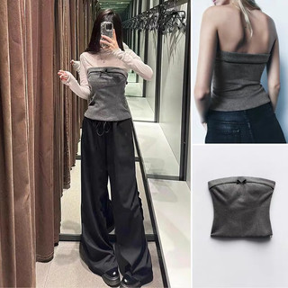 ÁO ỐNG CÚP NGỰC ĐÍNH NƠ ZARA XUẤT