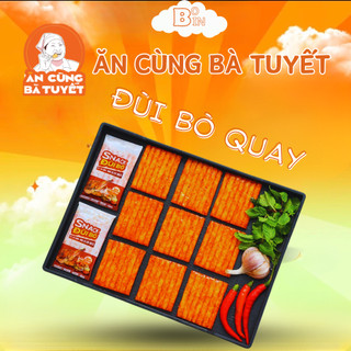 .. combo 36 gói snack đùi bò quay b.t làm từ bột mì - ăn vặt việt nam