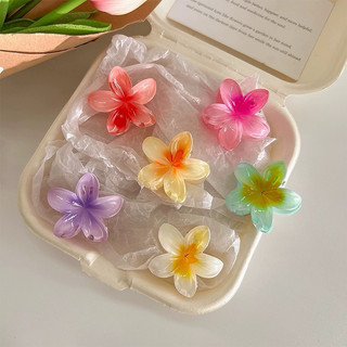 [HỎA TỐC - HÀNG CÓ SẴN 4CM - HÌNH SHOP TỰ CHỤP THẬT 100%] [𝟏 𝐊𝐄̣𝐏] Kẹp tóc hoa sứ hot trend mùa hè size mini 4cm