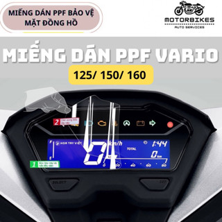 Miếng dán PPF VARIO  2018 - 2025  Miếng dán bảo vệ mặt đồng hồ xe Vario 125 /150 / 160 (tặng dán ổ khóa xe )