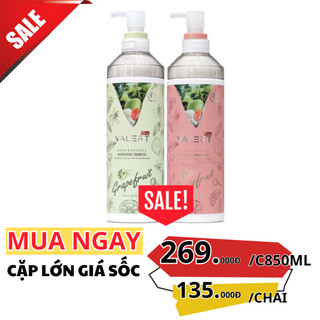 Cặp dầu gội xả bưởi grapefruit 850ml mẫu mới 2021