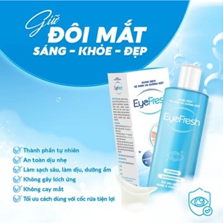 COMBO Dung Dịch Rửa Mắt EYEFRESH và Gạc Vệ Sinh Mắt ALTAWELL, dưỡng mắt