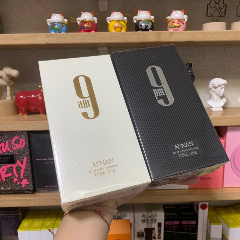 [ fullsize nam nữ ] Cặp Nước hoa Afnan 9pm - Afnan 9am EDP 100ml