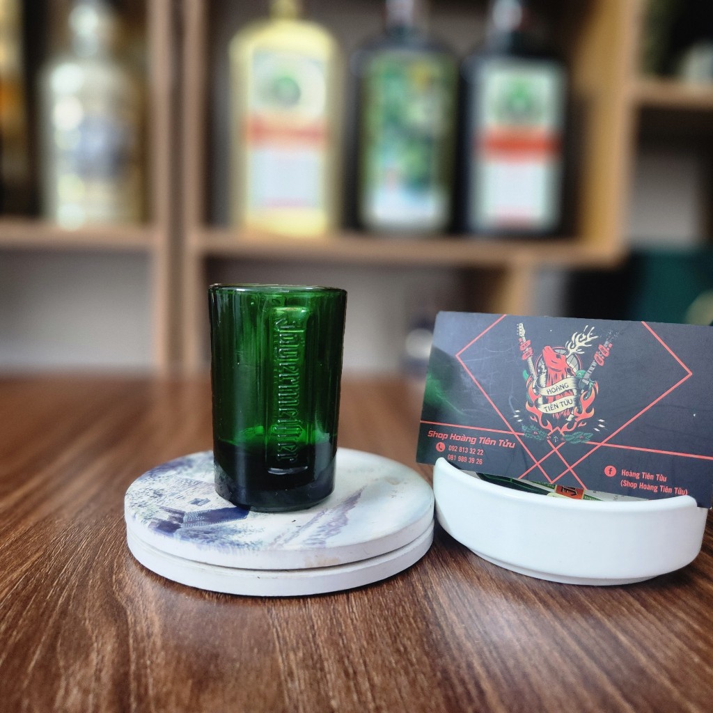 Ly Jager Xanh Thủy Tinh Siêu Dày