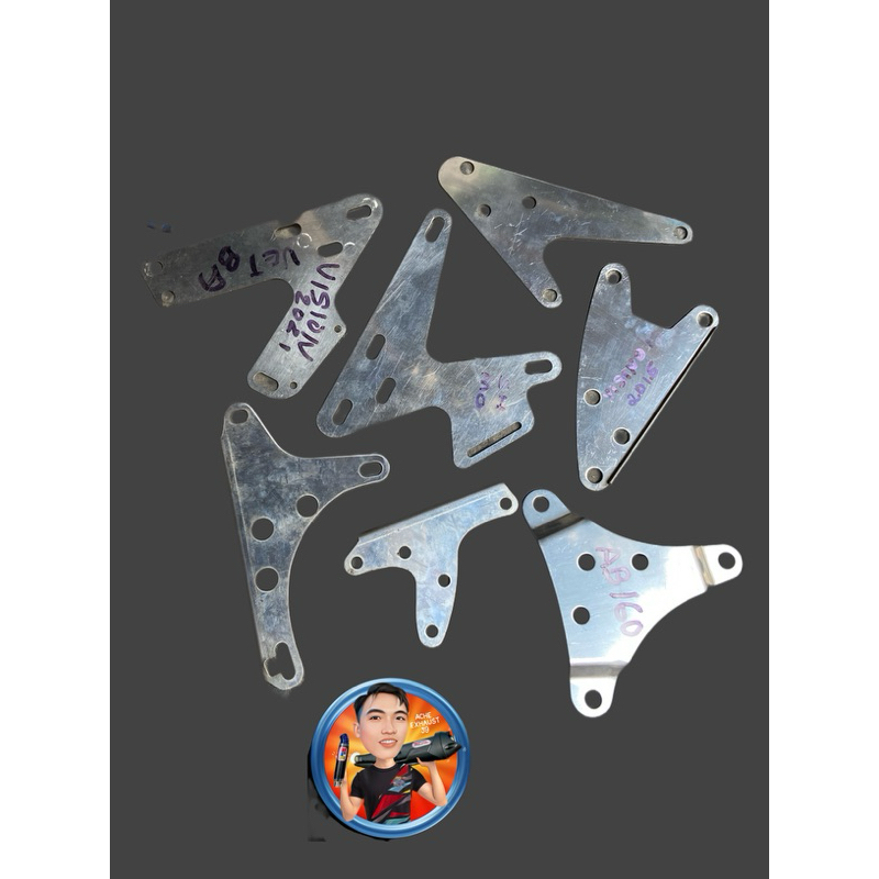 Pát Pô 4Road Inox Các Dòng Xe Ga Giá Rẽ Vario Click AB vision Mio ShMode Ab160