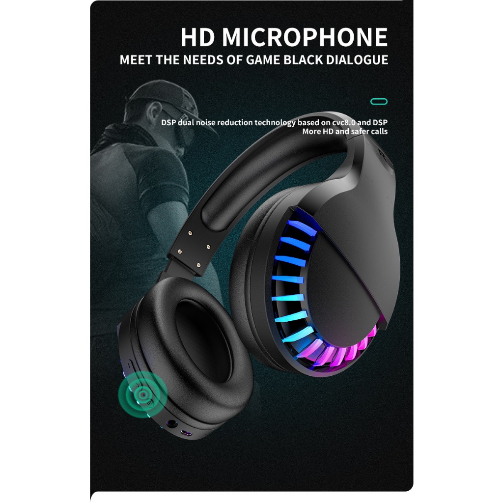 Tai nghe chụp tai Gaming Leaven G75 - Âm thanh 7.1 - LED RGB - Kết nối Dây USB | BigBuy360 - bigbuy360.vn