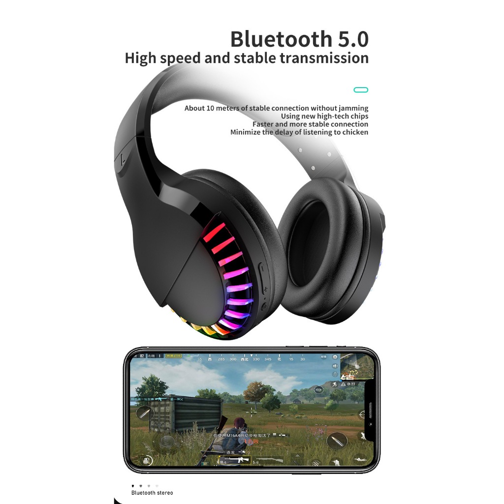 Tai nghe chụp tai Gaming Leaven G75 - Âm thanh 7.1 - LED RGB - Kết nối Dây USB | BigBuy360 - bigbuy360.vn