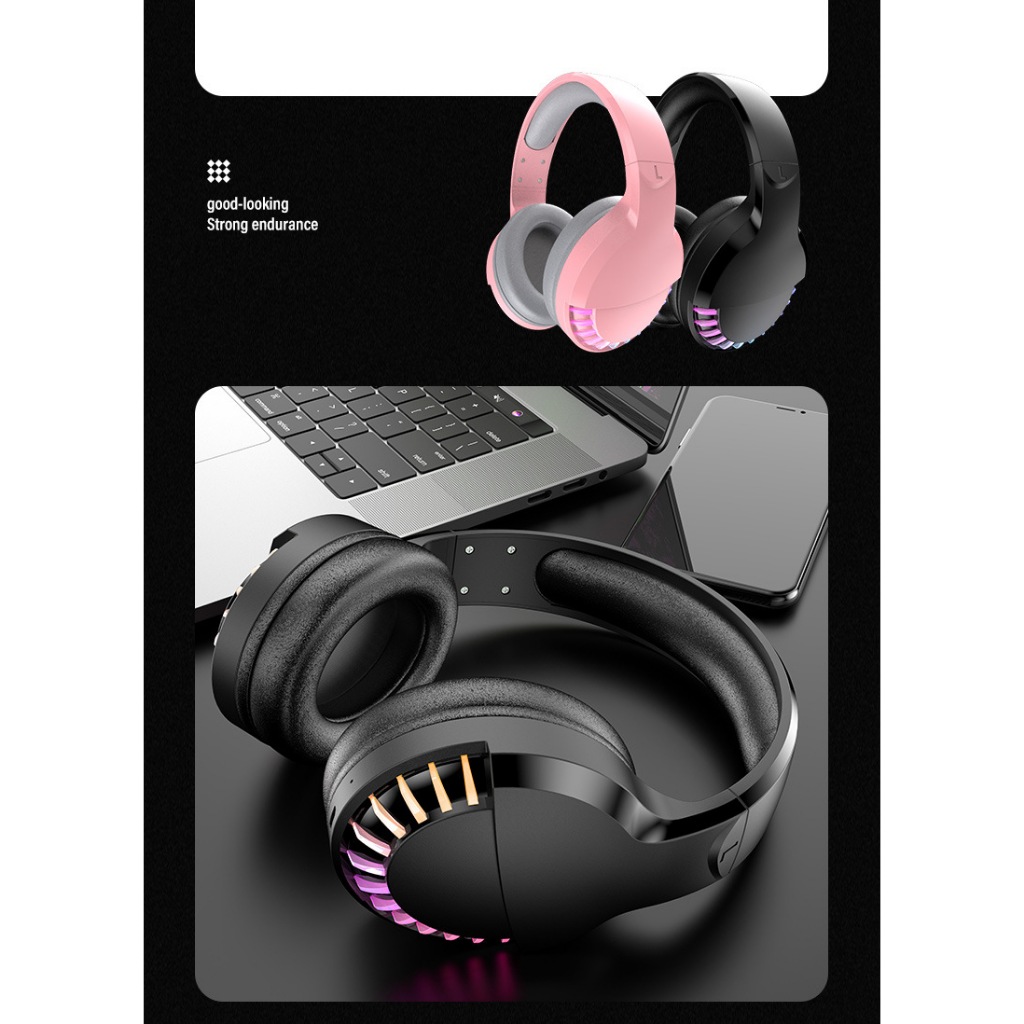 Tai nghe chụp tai Gaming Leaven G75 - Âm thanh 7.1 - LED RGB - Kết nối Dây USB | BigBuy360 - bigbuy360.vn