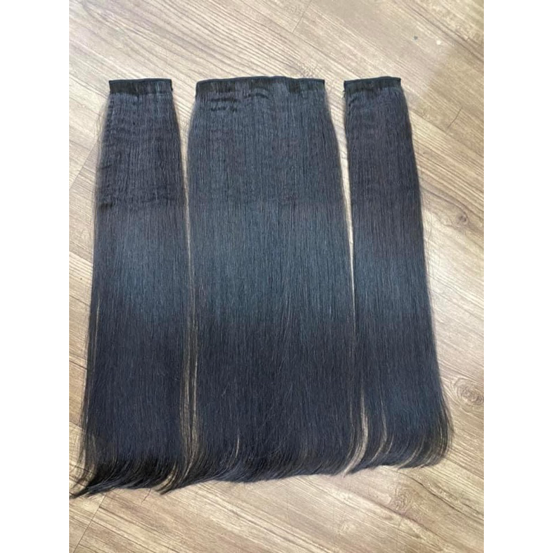  Bộ 3 phím 150 gram tóc thật Shop Tóc Anh Quân Kẹp phím đủ độ dài loại 1 chất tóc thật khoẻ đẹp 