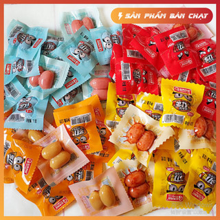 Xúc xích mini ăn liền, xúc xích bi sụn non nội địa TQ các vị
