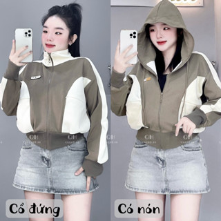 FN9 | Quynh Hi shop | Áo khoác phối 6 túi (4 túi khoá kéo), hoả tốc hcm