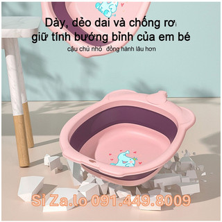 chậu gấp gọn hình gấu/ voi/ chó xả kho