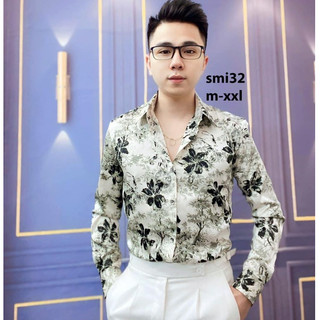 Sơ mi nam vải lụa gấm không nhăn không phai không xù