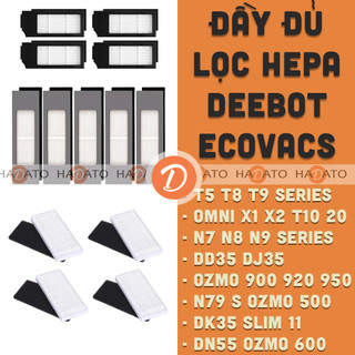 Lọc hepa robot hút bụi Deebot Ecovacs Omni X1 T10 T20 T5 T8 N7 N8 N9 OZMO 610 DD35 DE55 FULL [D] ####