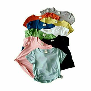 Áo thun cổ tròn dáng Basic cho bé 8-20kg