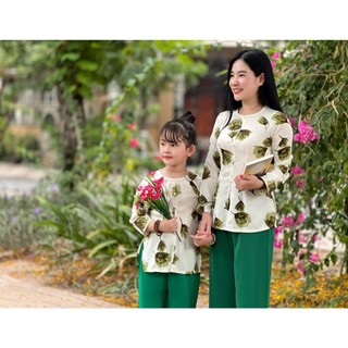 BỘ BÀ BA LỤA HOA CHO BÉ