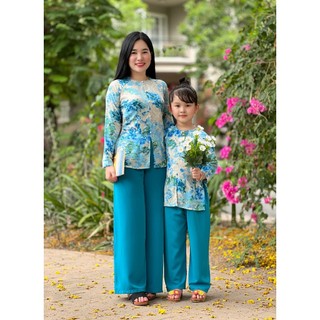 BỘ BÀ BA LỤA HOA CHO BÉ
