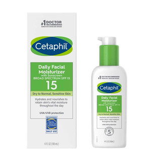[ Canada] Kem dưỡng ẩm chống nắng Cetaphil Daily Facial Moisturizer Spf 15 _ 118ml