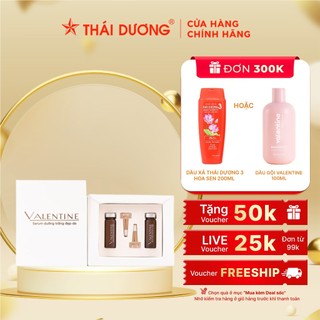 Combo 2 Serum dưỡng trắng đẹp da Valentine hộp 2 lọ x 10 ml - Sao Thái Dương