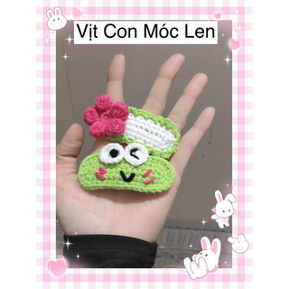cặp tóc len handmade dễ thương cho bé