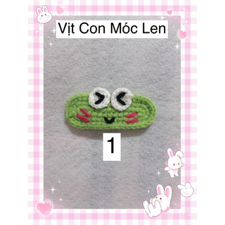 cặp tóc len handmade dễ thương cho bé