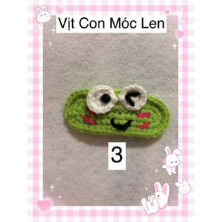 cặp tóc len handmade dễ thương cho bé