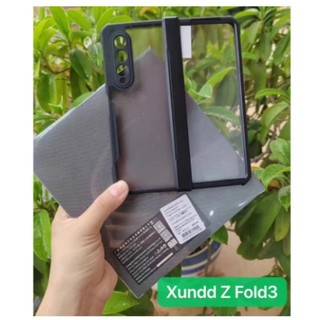 Ốp lưng xundd samsung Z fold 3 lưng trong chống sốc.