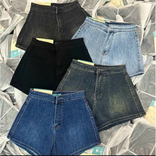 QUẦN SHORT JEAN ĐÙI LƯNG CAO CO GIÃN