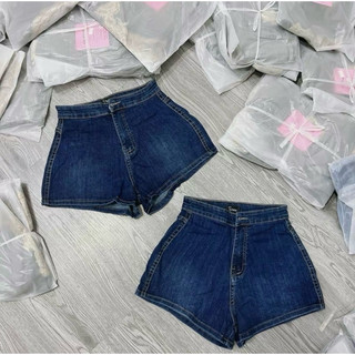 QUẦN SHORT JEAN ĐÙI LƯNG CAO CO GIÃN