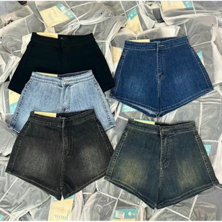 QUẦN SHORT JEAN ĐÙI LƯNG CAO CO GIÃN