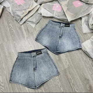 QUẦN SHORT JEAN ĐÙI LƯNG CAO CO GIÃN