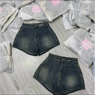 QUẦN SHORT JEAN ĐÙI LƯNG CAO CO GIÃN