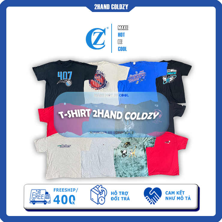 Áo T-Shirt 2Hand Form Boxy và Bigsize - Áo Phông, Áo Thun Nam cổ tròn Lựa mẫu tuỳ chọn 2Hand Coldzy