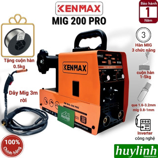 Máy hàn 3 chức năng kenmax mig 200 pro - tặng cuộn dây 0.5kg
