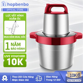 Máy xay thịt 6 Lít máy xay rau củ thịt inox thép không gỉ Máy xay Nồi xay -bảo hành 12 tháng