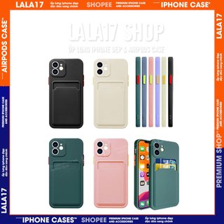 Ốp lưng iphone đẹp túi ví Có Ngăn Đựng ảnh Thẻ atm TPU Mềm Kiểu Mỏng