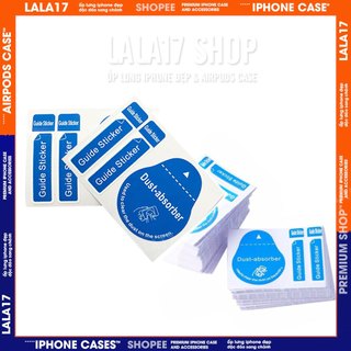 Miếng Giấy Lấy Bụi Làm Sạch Mặt Kính - Dán Cường Lực - lala17 Shop [STICKER HÍT BỤI]