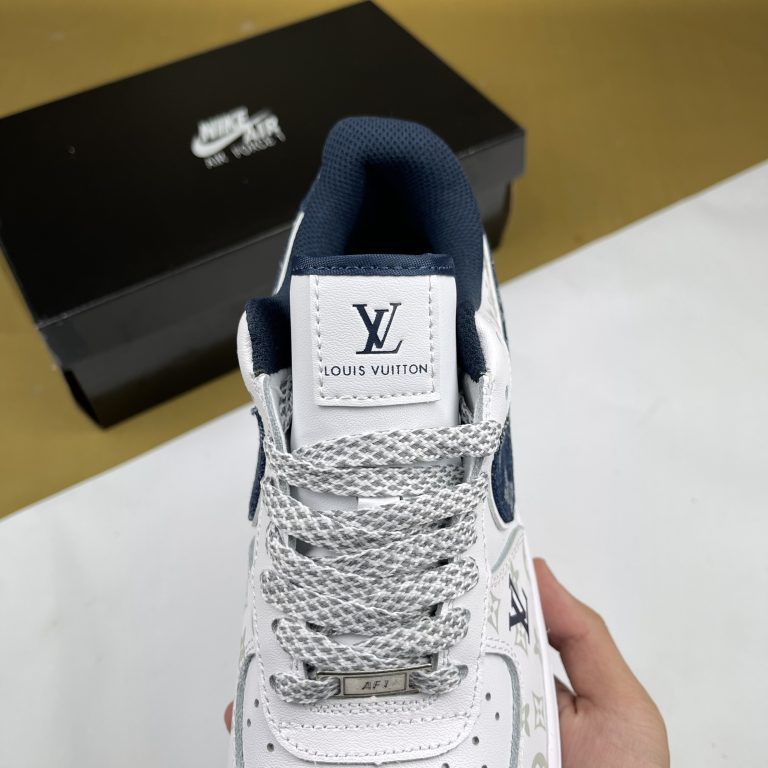 Giày_AF1 Lv, Giày_AF1 Lv Denim White Blue Nam Nữ Độc Lạ Cá Tính Phù Hợp Đi Học Đi Chơi Full Box Bill, giày af1 lv | BigBuy360 - bigbuy360.vn