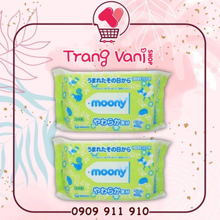 Khăn ướt moony nhật gói 80 tờ