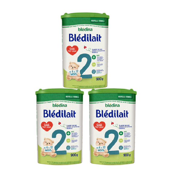 (Xả date 5/2024) Sữa bột bledilait pháp số 2 cho bé từ 6 - 12 tháng tuổi, 900g