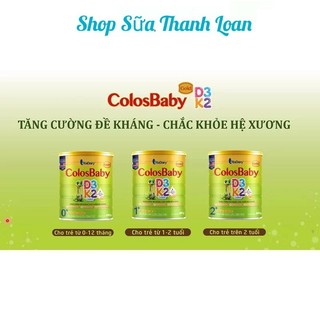 [HSD T8-2027] [Quét Mã QR Tích Xu] Sữa Bột Vitadairy Colosbaby D3K2 0+ 800g.