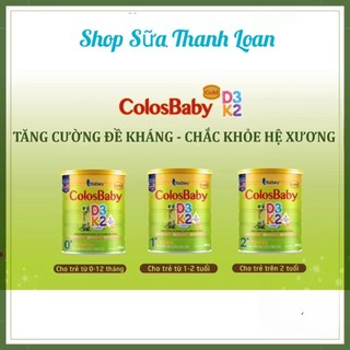 [HSD T8-2027] [Quét Mã QR Tích Xu] Sữa Bột Vitadairy Colosbaby D3K2 0+ 800g.