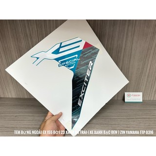 Tem bửng ngoài ex 155 đời 23 xanh da trái bản giới hạn b5vd -