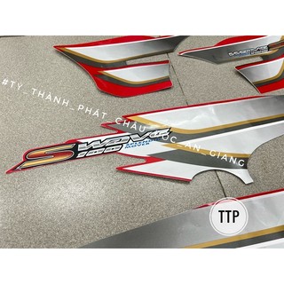 Tem WS 100 Đỏ Xám 2006 mẩu Thái 3L - ( 1 Bộ )