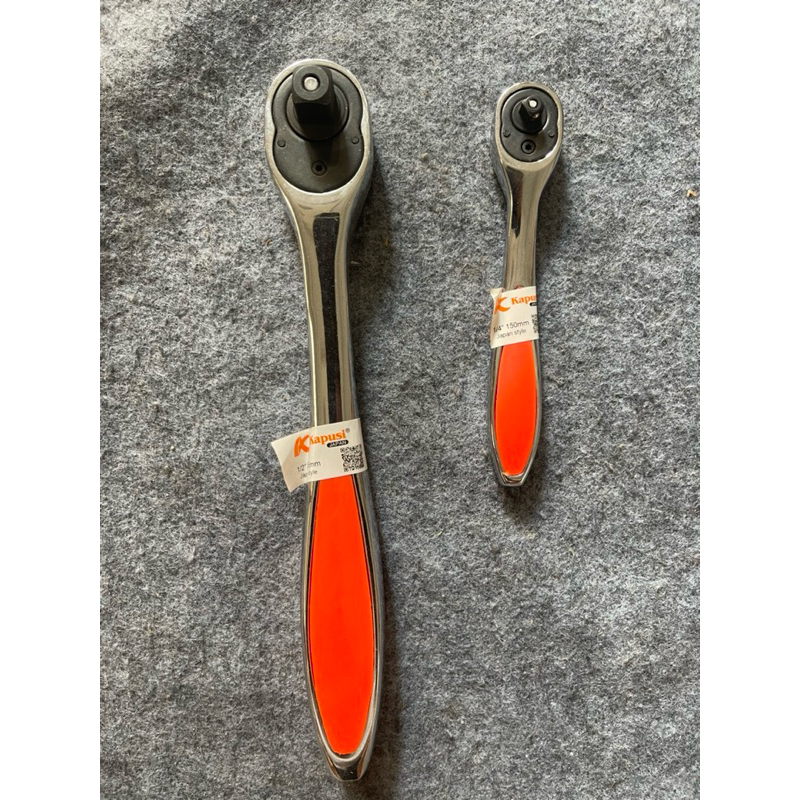 Tay lắc cao cấp 3 trong 1 hệ 3/8 1/2 1/4 Kapusi Japan, Cần siết đa năng chiều dài 25cm