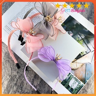 Vương miện cài tóc nơ xinh happy birthday cho bé gái