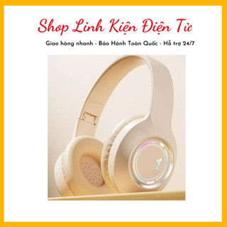 Tai nghe chụp tai Bluetooth Thời Trang Chống ồn Âm Bass Ấm Sống Động Có Mic Đàm Thoại