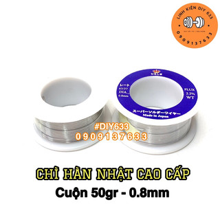 Chì hàn Nhật cao cấp cuộn 50gr đường kính 0.8mm
